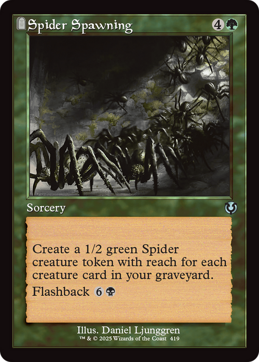 Spider Spawning (Retro Frame) (-419) - Innistrad Remastered Foil