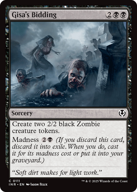 Gisa's Bidding (-111) - Innistrad Remastered Foil