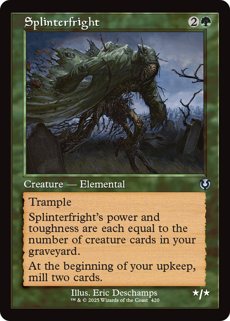 Splinterfright (Retro Frame) (-420) - Innistrad Remastered Foil