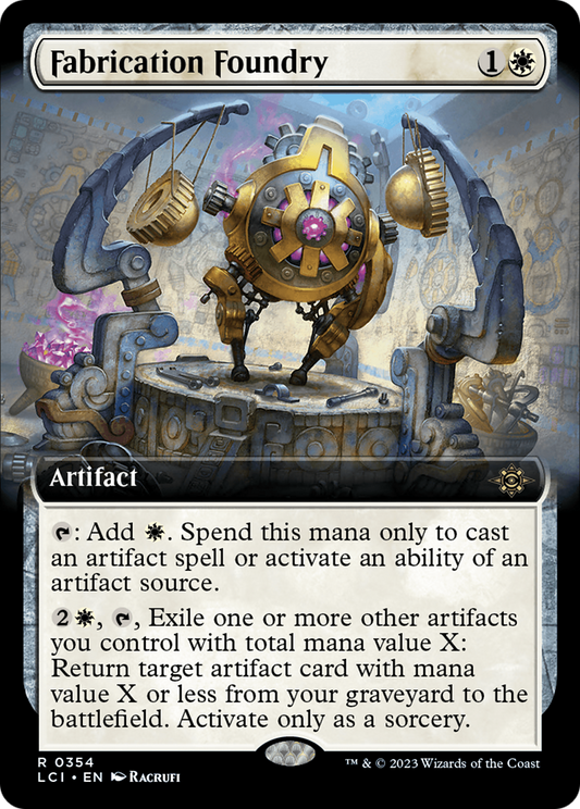 Fabrication Foundry (LCI-354) - The Lost Caverns of Ixalan: (Extended Art) Foil