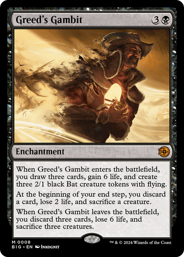 Greed's Gambit (BIG-008) - The Big Score Foil