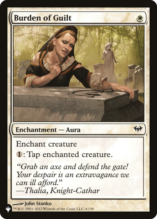 Burden of Guilt (PLST-DKA-4) - The List