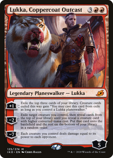 Lukka, Coppercoat Outcast (PPIKO-125) - Ikoria: Lair of Behemoths Promos