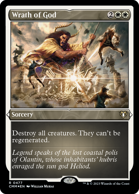 Wrath of God (CMM-477) - Commander Masters Etched Foil