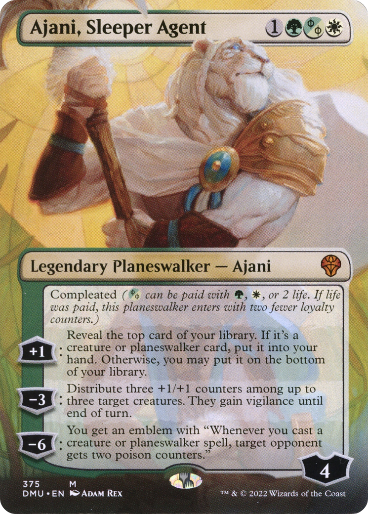 Ajani, Sleeper Agent  Borderless 375