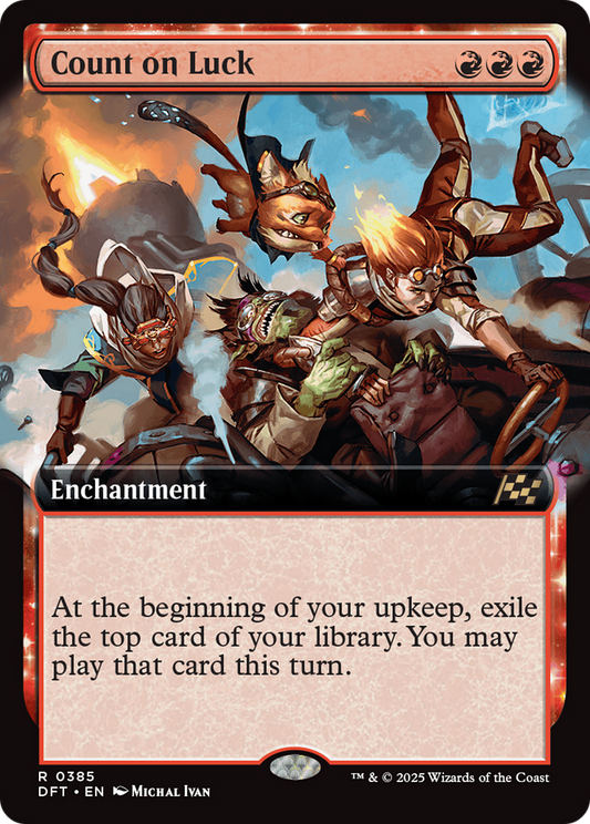 Count on Luck (Extended Art) (DFT-385) - Aetherdrift