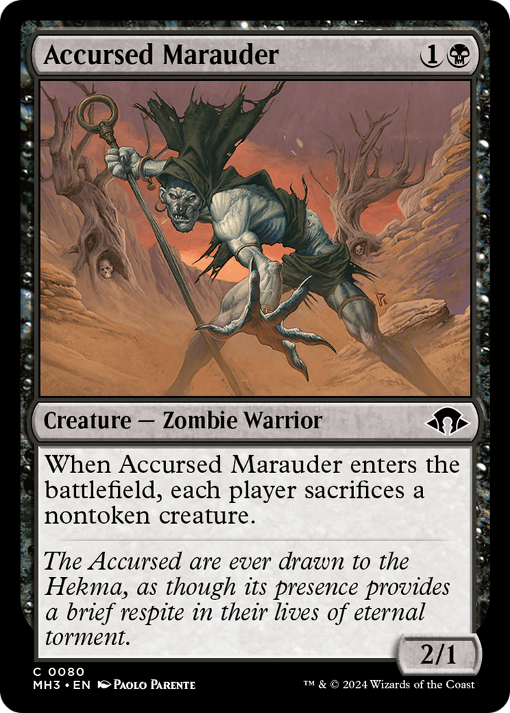 Accursed Marauder (MH3-080) - Modern Horizons 3 Foil