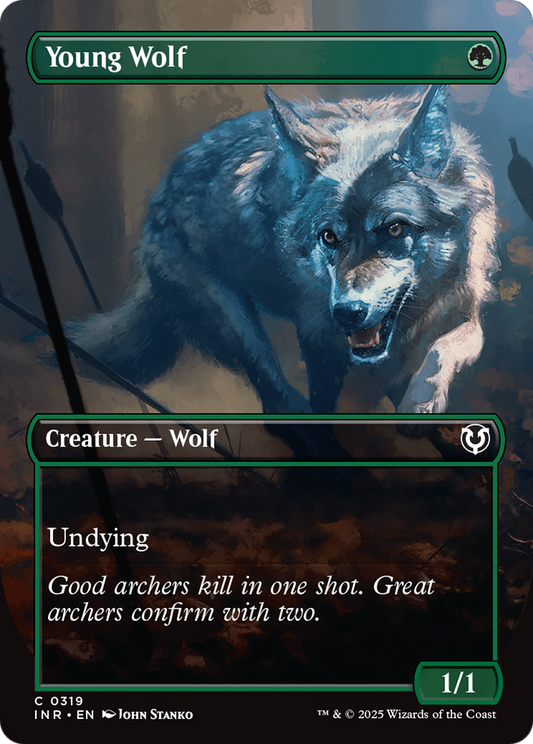 Young Wolf (Borderless) (-319) - Innistrad Remastered Foil