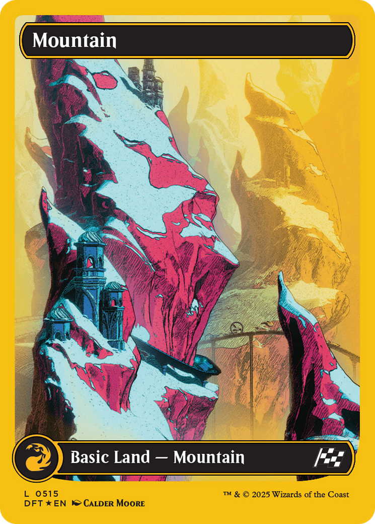 Mountain (0515) (First-Place Foil) (DFT-515) - Aetherdrift Foil