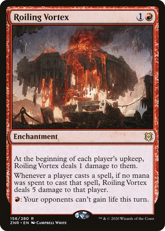 Roiling Vortex (PPZNR-156P) - Zendikar Rising Promos