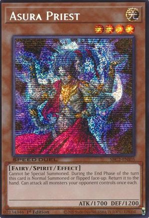 Asura Priest (PSR) (SBC2-ENI05) - Speed Duel: Battle City Finals 1st Edition