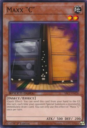 Maxx "C" (SBC2-ENI28) - Speed Duel: Battle City Finals 1st Edition