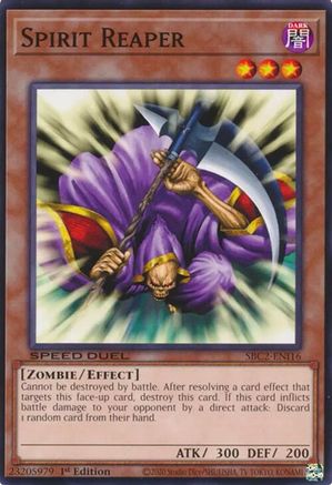 Spirit Reaper (PSR) (SBC2-ENI16) - Speed Duel: Battle City Finals 1st Edition