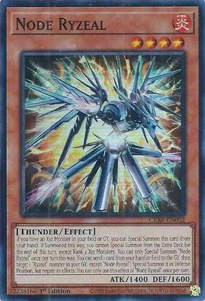 Node Ryzeal (SR) (CRBR-EN002) - Crossover Breakers 1st Edition