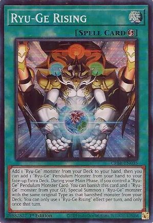 Ryu-Ge Rising (SR) (CRBR-EN035) - Crossover Breakers 1st Edition