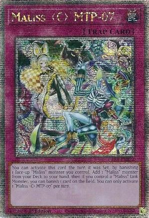 Maliss C MTP-07 (Quarter Century Secret Rare) (CRBR-EN022) - Crossover Breakers 1st Edition