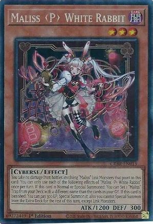 Maliss P White Rabbit (CR) (CRBR-EN015) - Crossover Breakers 1st Edition