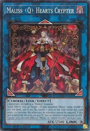 Maliss Q Hearts Crypter (CR) (CRBR-EN020) - Crossover Breakers 1st Edition