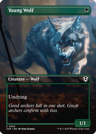 Young Wolf (Borderless) (-319) - Innistrad Remastered Foil