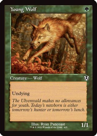 Young Wolf (Retro Frame) (-425) - Innistrad Remastered