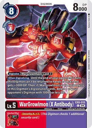 WarGrowlmon (X Antibody) (EX8-015) - Chain of Liberation