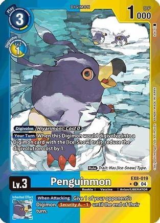 Penguinmon (Limited Foil) (EX8-019) - Chain of Liberation Foil