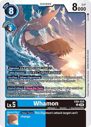 Whamon (EX8-025) - Chain of Liberation