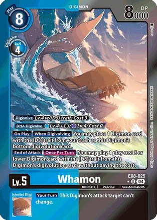 Whamon (Limited Foil) (EX8-025) - Chain of Liberation Foil