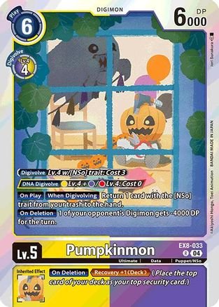 Pumpkinmon (EX8-033) - Chain of Liberation Foil