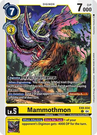 Mammothmon (EX8-034) - Chain of Liberation