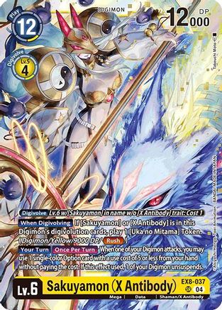 Sakuyamon (X Antibody) (EX8-037) - Chain of Liberation Foil