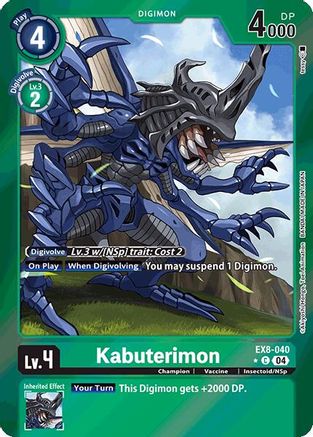 Kabuterimon (Limited Foil) (EX8-040) - Chain of Liberation Foil