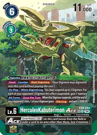 HerculesKabuterimon ACE (Textured) (EX8-044) - Chain of Liberation Foil