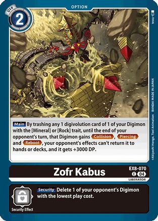 Zofr Kabus (EX8-070) - Chain of Liberation