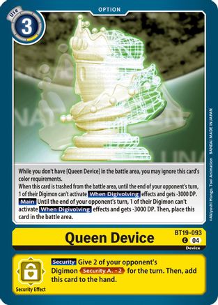 Queen Device (BT19-093) - Release Special Booster 2.5