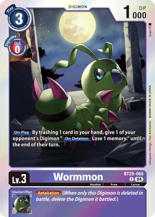 Wormmon (BT20-065) - Release Special Booster 2.5 Foil