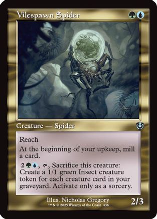 Vilespawn Spider (Retro Frame) (-436) - Innistrad Remastered Foil