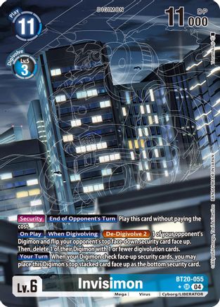 Invisimon (Alternate Art) (BT20-055) - Release Special Booster 2.5 Foil