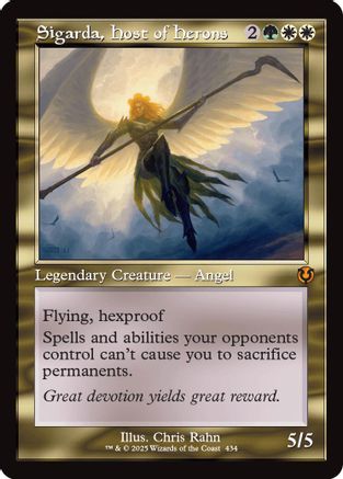 Sigarda, Host of Herons (Retro Frame) (-434) - Innistrad Remastered Foil