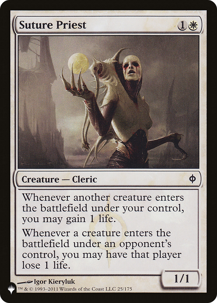 Suture Priest (LIST-25/175) - The List