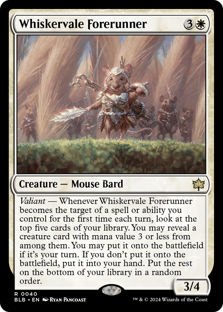 Whiskervale Forerunner (BLB-040) - Bloomburrow