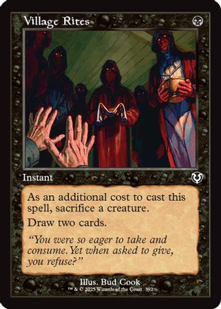 Village Rites (Retro Frame) (-392) - Innistrad Remastered Foil