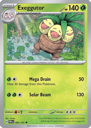 Exeggutor - SV Prismatic Evolutions Reverse Holofoil