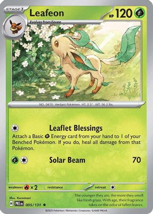 Leafeon - SV Prismatic Evolutions Holofoil