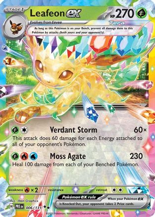 Leafeon ex - 006/131 6 - SV Prismatic Evolutions Holofoil