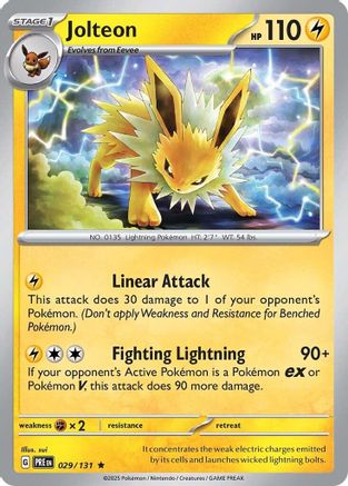 Jolteon - SV Prismatic Evolutions Holofoil