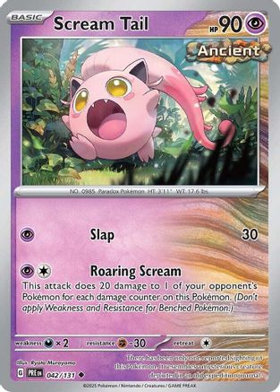 Scream Tail - SV Prismatic Evolutions Reverse Holofoil