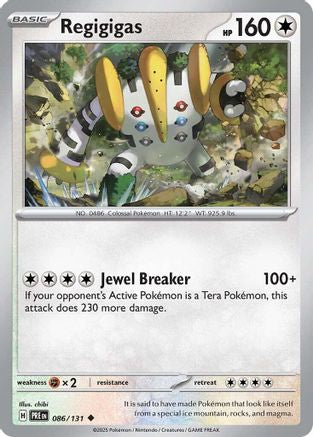 Regigigas - SV Prismatic Evolutions Reverse Holofoil