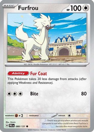 Furfrou - SV Prismatic Evolutions