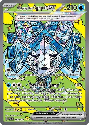 Wellspring Mask Ogerpon ex - SV Prismatic Evolutions Holofoil